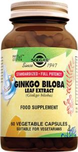 SOLGAR GINKGO BILOBA 500 MG 60 KAPSUL