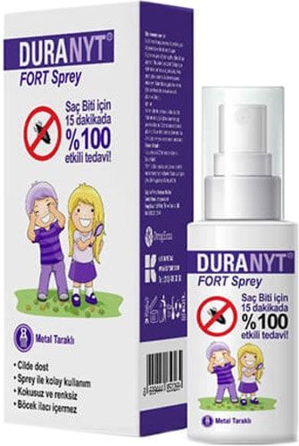 Durabit Fort Saç Biti ve Sirkeler İcin Sprey 100 ml + Şampuan ve Havlu Hediyeli