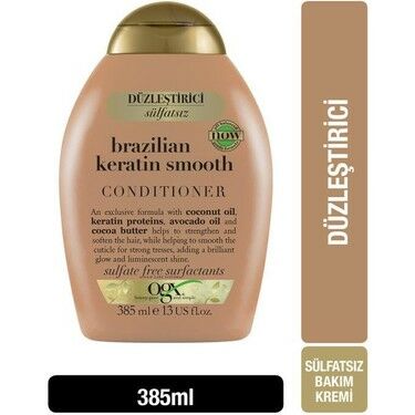 OGX Brazilian Keratin Smooth Sülfatsız Saç Kremi 385 ml