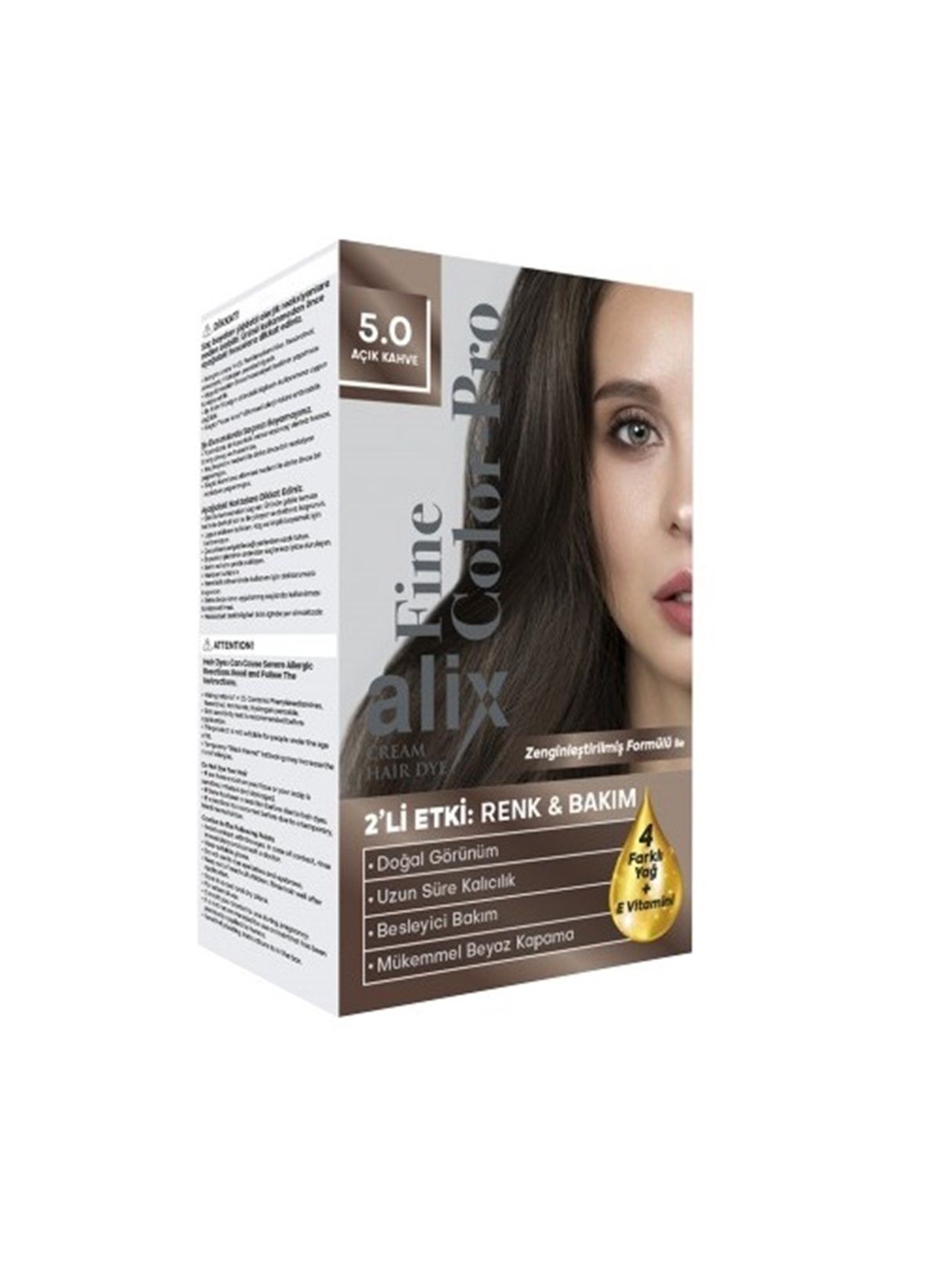 Alix Kit Saç Boyası 5.0 50 ml