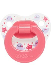 Wee Baby 438 Yalancı Emzik Damaklı No:2 2'li - Kırmızı