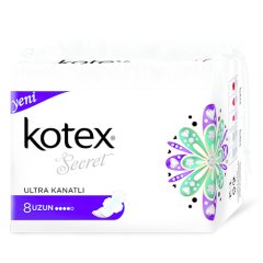 KOTEX SECRET TEKLI UZUN 8 LI