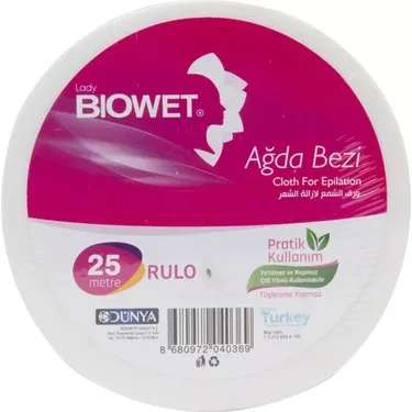 Biowet Rulo Ağda Bezi 25 m
