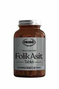 Ersağ Folik Asit 60 Kapsül