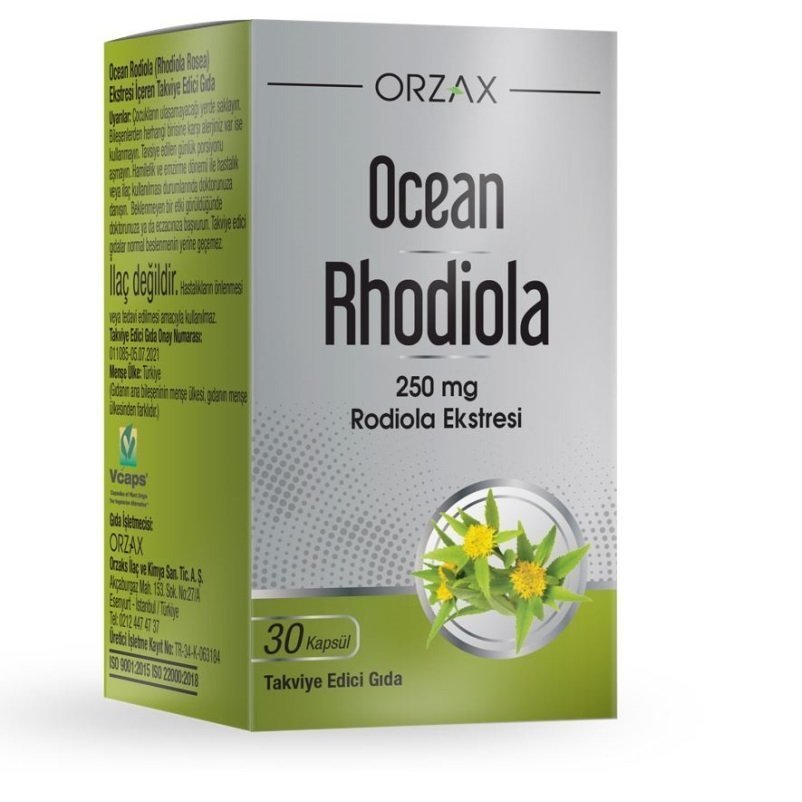 Ocean Rhodıola 250 Mg 30 Kapsul
