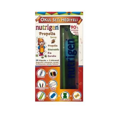 Nutrigen Propolis Şurup 200ml Özel Kış Takviyesi - Okul Seti Hediyeli