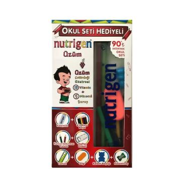 Nutrigen Üzüm 200 ml Şurup - Okul Seti Hediyeli