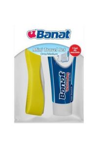 Banat Seyahat Seti - Mini Diş Fırçası + Mini Macun