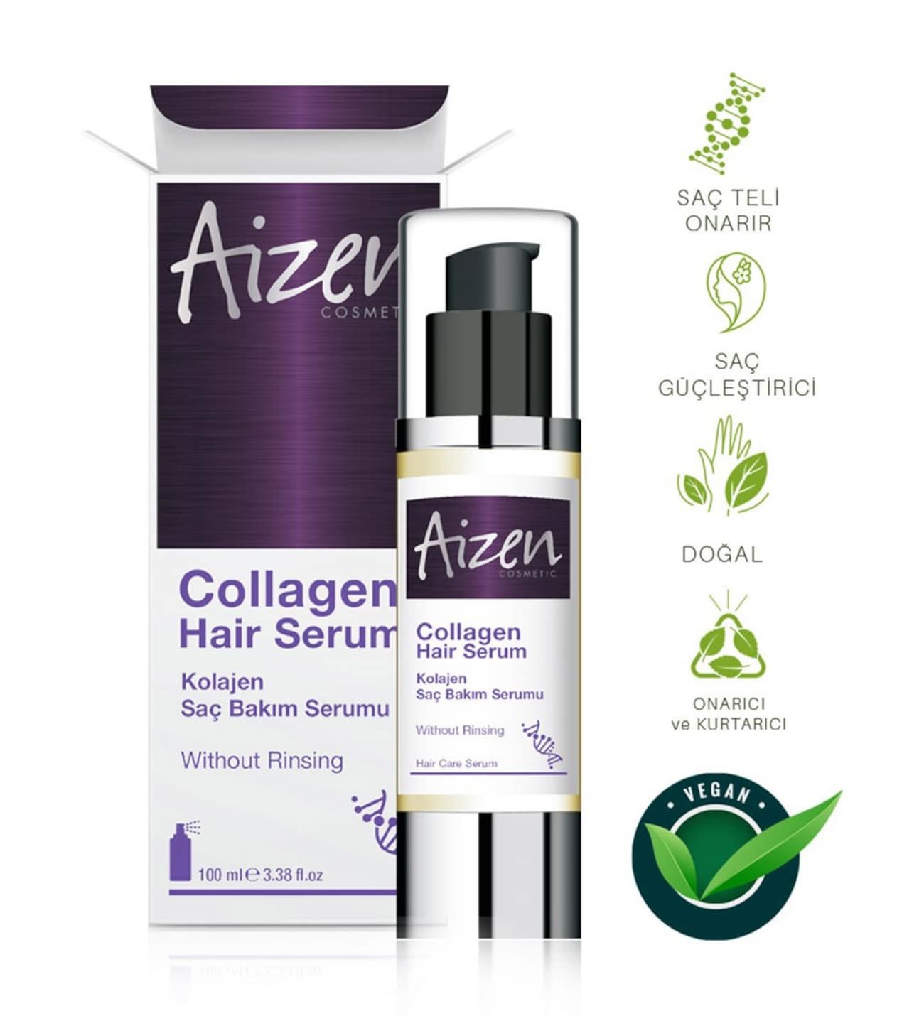 Aizen Cosmetic Collagen Hair Serum 100 ml