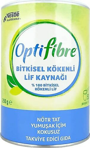 Nestle Optifibre Bitkisel Kökenli Lif Kaynağı Takviye Edici Gıda 250 gr - 6 Adet