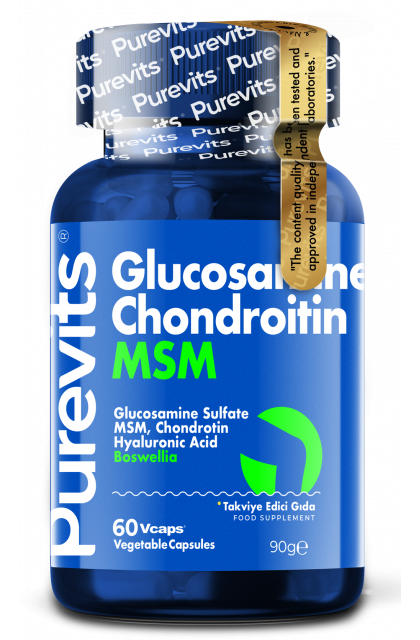 Purevits Glucosamine Chondroitin Msm Boswellia Hyaluronik Asit 60 Tablet