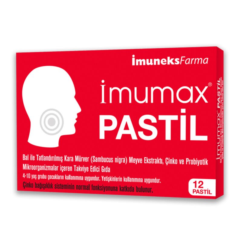 İmuneks İmumax Pastil 12 Adet - 2 Adet