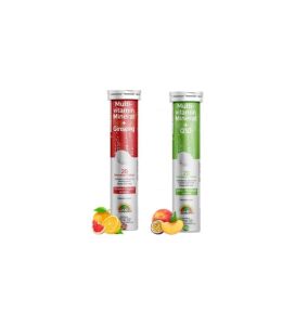 Sunlife Multivitamin Destek Seti - Ginseng 20 Tablet + Coenzyme Q10 20 Efervesan Tablet