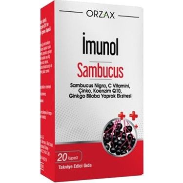 İmunol Sambucus 20 Kapsül