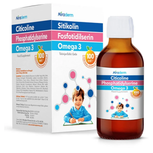 Miraderm Sitikolin Fosfotidilserin ve Omega 3 İçeren Takviye Edici Gıda 100 ml