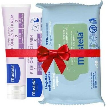Mustela Vitamin Bariyer Pişik Önleyici Krem 100 ml + 60'lı Ekolojik Islak Mendil Hediyeli