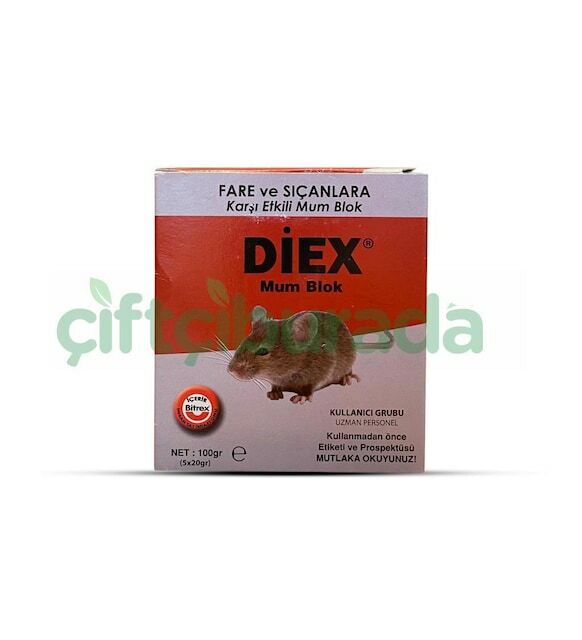 Diex Fare ve Sıçanlara Karşı Pellet 100 gr